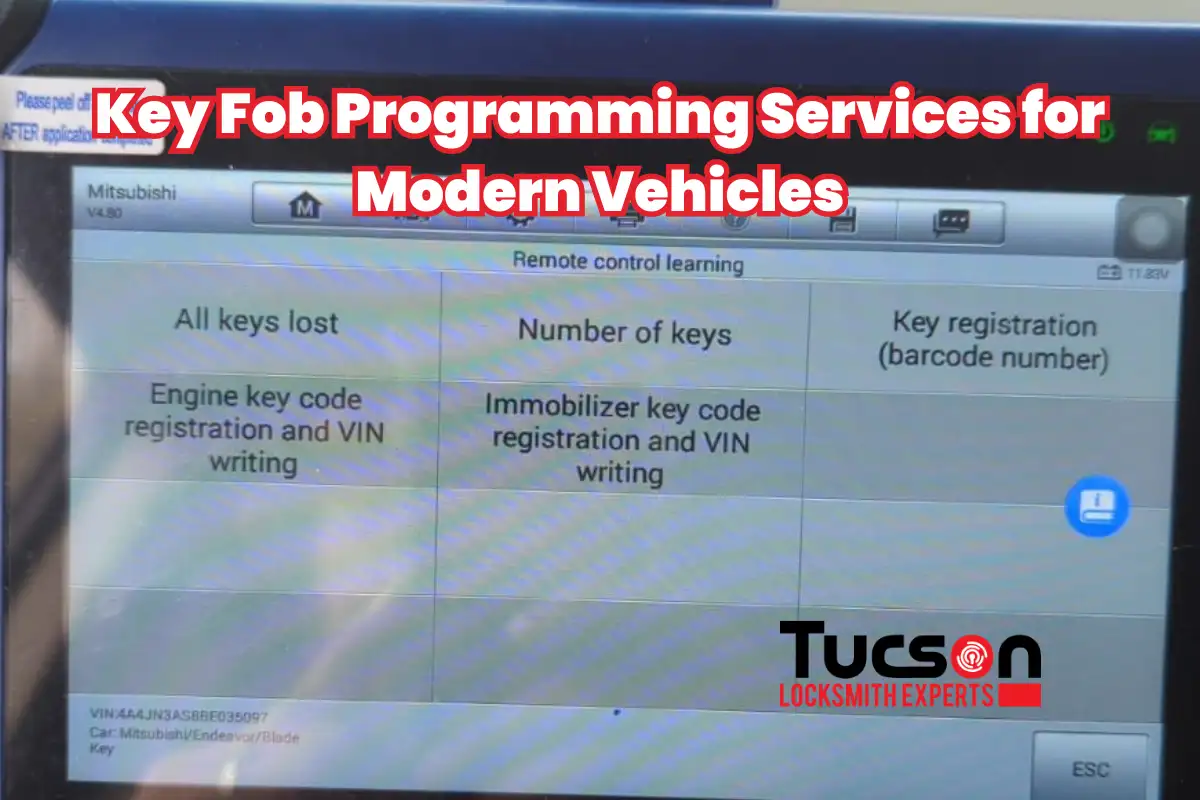 Key Fob Programming Services for Modern Vehicles